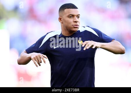 Dortmund, Deutschland. Juni 2024. Kylian Mbappe von Frankreich während des Gruppenspiels der UEFA Euro 2024 zwischen Frankreich und Polen im BVB Stadion Dortmund am 25. Juni 2024 in Dortmund. Quelle: Marco Canoniero/Alamy Live News Stockfoto