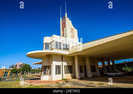 Fiat Tagliero Building, Asmara, Eritrea, Afrika Stockfoto