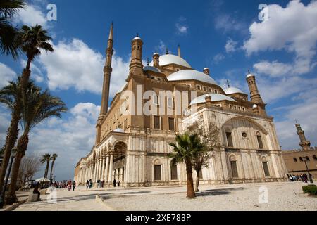 Moschee von Muhammad Ali, 1830, UNESCO-Weltkulturerbe, Zitadelle, Kairo, Ägypten, Nordafrika, Afrika Stockfoto