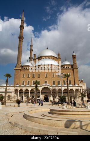 Moschee von Muhammad Ali, 1830, UNESCO-Weltkulturerbe, Zitadelle, Kairo, Ägypten, Nordafrika, Afrika Stockfoto