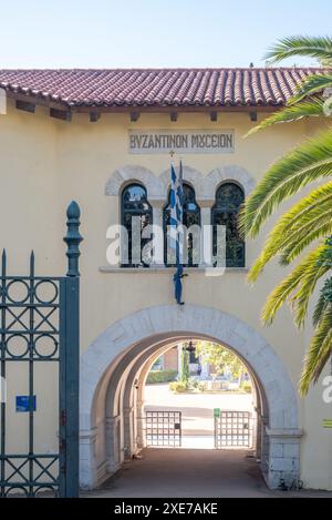 Byzantinisches und christliches Museum mit Sammlung byzantinischer Kunst vom 3. Jahrhundert n. Chr. bis ins späte Mittelalter in der griechischen Hauptstadt Athen Stockfoto