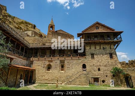 Udabno, Georgien – 20. Juni 2024: David Gareji ist ein orthodoxes Kloster in der Region Kachetien in Georgien. Stockfoto