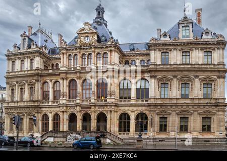 Palais De La Bourse, Lyon, Frankreich Stockfoto