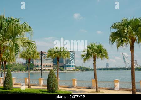 Blick auf den Putrajaya Lake Park in Putrajaya, Malaysia Stockfoto