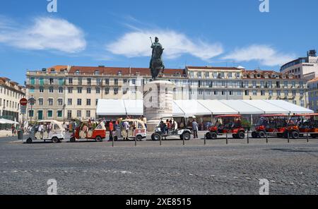 Das Quadrat des Feigenbaums (Praca da Figueira). Lissabon. Portugal Stockfoto