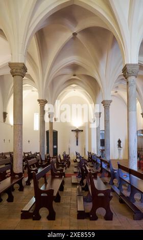 Das Innere der Pfarrkirche Mertola (Igreja matriz). Mertola. Baixo Alentejo. Portugal Stockfoto