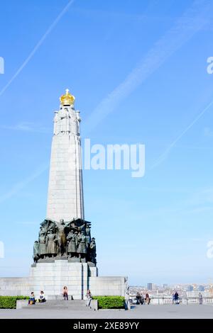 Brüssel, Belgien, 30. März 2017, das belgische nationale Infanteriedenkmal in Brüssel Stockfoto