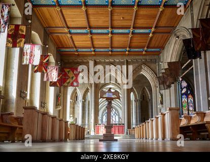 Die Kapelle von St. George in der Sheffield Cathedral. Sheffield. England Stockfoto