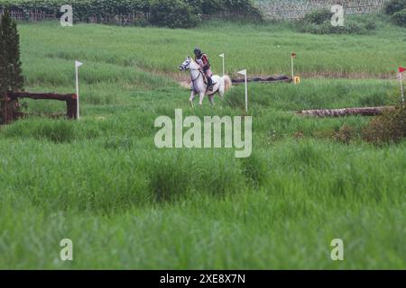 Bandung, Indonesien, 2008. März 2007: Der Pferdesport. Stockfoto