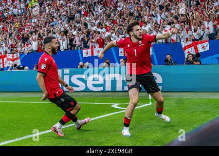 Georgien gegen Portugal, Herren, Fussball, 3. Spieltag, EURO 2024, 26.06.2024, Europameisterschaft, Gruppe F Foto: Eibner-Pressefoto/Bahho Kara Stockfoto