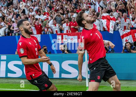 Georgien gegen Portugal, Herren, Fussball, 3. Spieltag, EURO 2024, 26.06.2024, Europameisterschaft, Gruppe F Foto: Eibner-Pressefoto/Bahho Kara Stockfoto