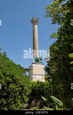 Monumento a los aviadores caidos durante la guerra Civil EspaÃ±ola Stockfoto