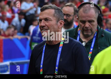 Gelsenkirchen, Deutschland. Juni 2024. Fussball UEFA EURO 2024 Gruppenphase 3. Spieltag Georgien - Portugal am 26.06.2024 in der Arena AufSchalke in Gelsenkirchen Lothar Matthaeus Foto: Revierfoto Credit: ddp Media GmbH/Alamy Live News Stockfoto