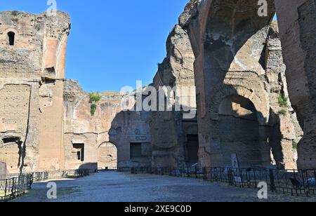 Bäder von Caracalla, Roma, Latium, Italien Stockfoto