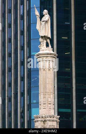 Kolumbus-Denkmal in Madrid, Spanien Stockfoto