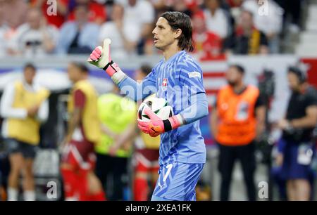 Frankfurt Am Main, Deutschland Juni 2024. Juni 2024, Fußball, Euro 2024, Vorrunde, Schweiz C Deutschland, Deutschland, Frankfurt, Stadion Torhüter Yann Sommer (Schweiz, 1), Credit: HMB Media/Alamy Live News Stockfoto