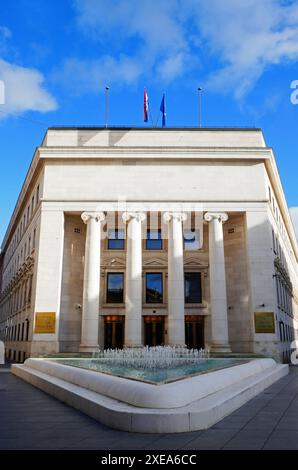 Kroatische Nationalbank in Zagreb Stockfoto