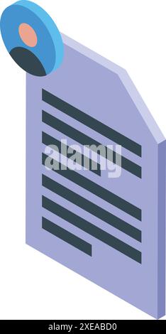 Der Online-Dokumentenspeicher organisiert und sichert wichtige Dateien Stock Vektor