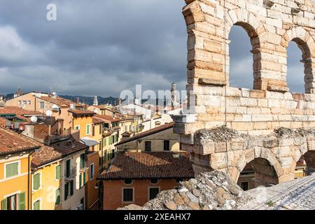 Impressionen aus der Weltkulturerbestadt Verona Italien Stockfoto