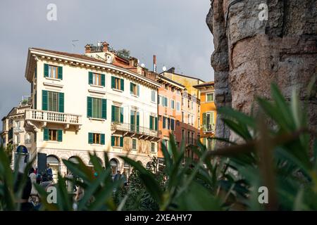 Impressionen aus der Weltkulturerbestadt Verona Italien Stockfoto