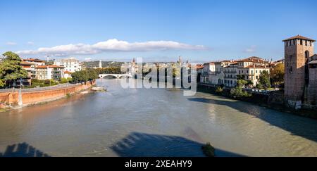 Impressionen aus der Weltkulturerbestadt Verona Italien Stockfoto