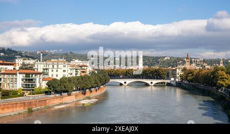 Impressionen aus der Weltkulturerbestadt Verona Italien Stockfoto
