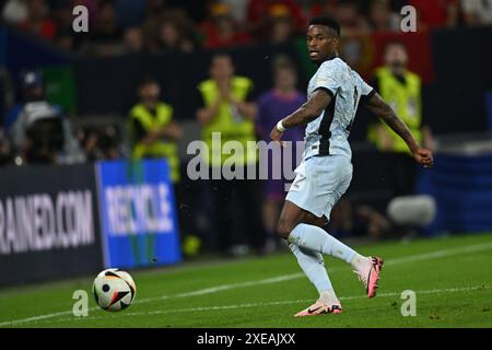 Nelson Semedo (Portugal) während des Spiels zur UEFA Euro 2024 zwischen Georgia 2-0 Portugal in der Arena AufSchalke am 26. Juni 2024 in Gelsenkirchen. Quelle: Maurizio Borsari/AFLO/Alamy Live News Stockfoto