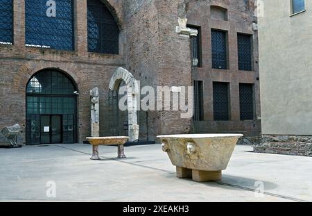 Bäder von Diokletian, Rom, Latium, Italien Stockfoto