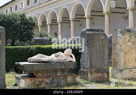 Bäder von Diokletian, Rom, Latium, Italien Stockfoto