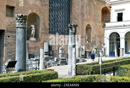 Bäder von Diokletian, Rom, Latium, Italien Stockfoto