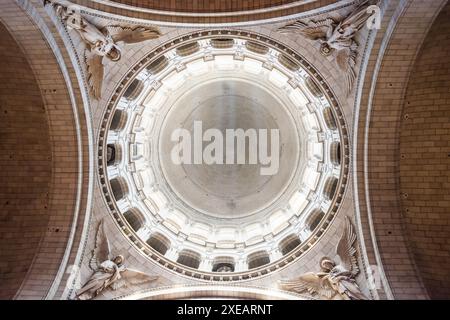 Decke in der Basilika Coeur Sacre am Montmartre Dome Stockfoto