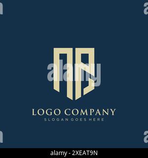 NP-Logo-Design. Stock Vektor