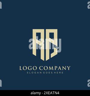 RP-Schild mit Logo. Stock Vektor