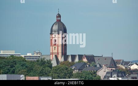 Katholische Pfarrkirche St. Stephan in Mainz Stockfoto