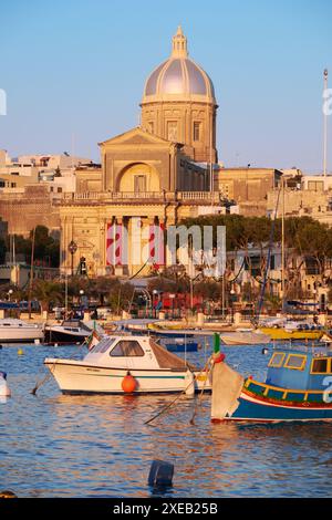 Kirche St. Joseph in Kalkara, Malta Stockfoto