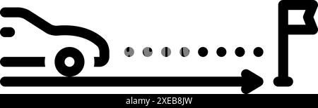 Symbol für Erwartung, Erwartung Stock Vektor