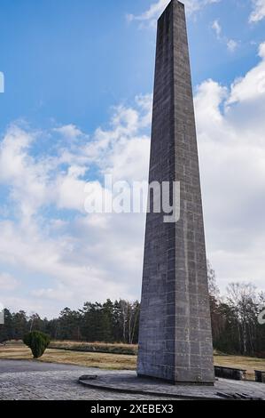 Konzentrationslager Bergen-Belsen Gedenkstätte Stockfoto