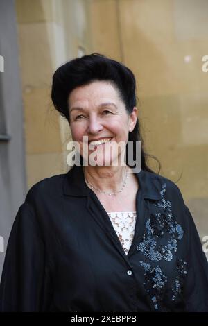 Bettina Reitz Praesidentin der Hochschule für Fernsehen und Film München 25.06. 2024 Friedenspreis des Deutschen Films - die Bruecke im CuvilliŽs Theater. Muenchen *** Bettina Reitz Präsidentin der Hochschule für Fernsehen und Film München 25 06 2024 Friedenspreis des Deutschen Films die Brücke am Cuvillis Theater München Stockfoto