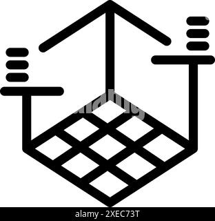Das Blockchain-Netzwerk symbolisiert ein dezentralisiertes Kryptowährungssystem Stock Vektor