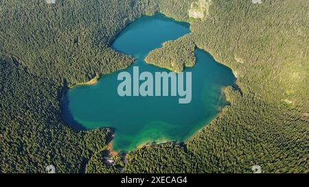 Der berühmte Black Lake im Durmitor Park Stockfoto