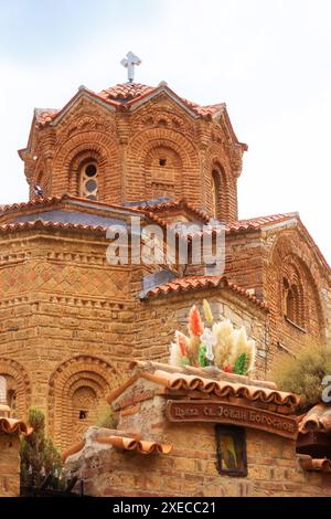 Kirche St. John Kaneo, Ohrid, Nordmakedonien Stockfoto