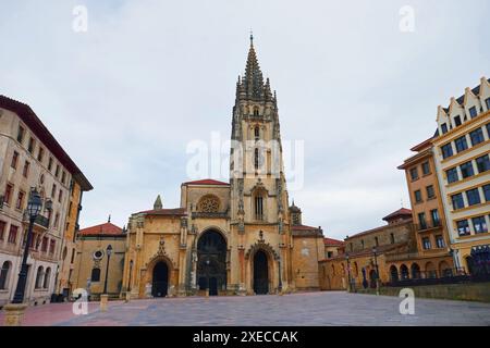 Die Kathedrale von Oviedo in Spanien Stockfoto