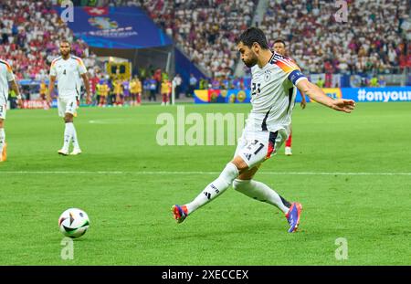 Ilkay Gündogan, DFB 21 in der Gruppe A Stage Match DEUTSCHLAND - SCHWEIZ 1-1 der UEFA-Europameisterschaften 2024 am 23. Juni 2024 in Frankfurt, Deutschland. Fotograf: Peter Schatz Stockfoto