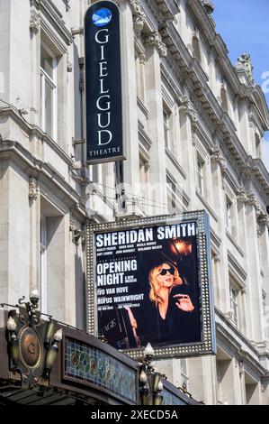 London, Großbritannien. Opening Night (Rufous Wainwright) Musical mit Sheridan Smith im Gielgud Theatre, Shaftesbury Avenue, Mai 2024 Stockfoto