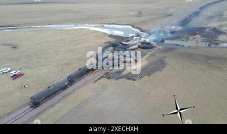 Das National Transportation Safety Board (NTSB) Unmanned Aircraft System (UAS) wurde verwendet, um den Unfallort zu fotografieren und kartographieren. Mehr als 500 Luftaufnahmen wurden von der UAS aufgenommen. 50. Jahrestag des NTSB Stockfoto
