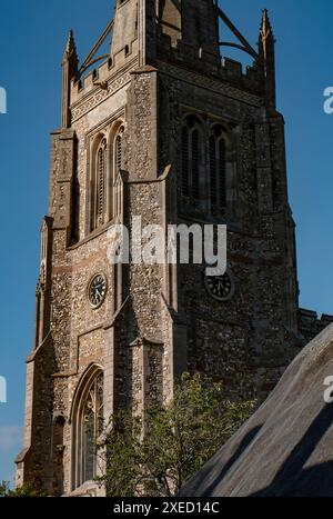 Thaxted Church Thaxted Essex England. 25. Juni 2024 die Kirche St. Johannes des Täufers, unserer Lieben Frau und St. Laurence Stockfoto