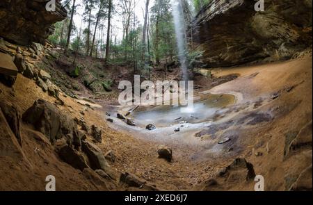 Ash Cave, Hocking Hills State Park, Ohio Stockfoto