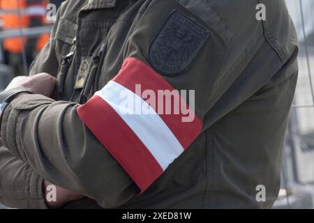 Die bundesheer, die Bundesarmee österreichs Stockfoto