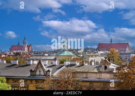 Blick auf Krakow, Polen Stockfoto