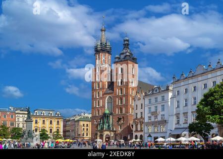 Marienkirche in Krakau, Polen Stockfoto